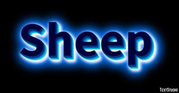 Sheep Texteffekt