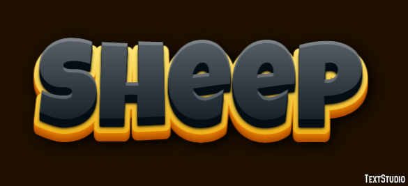 Sheep Text Effect