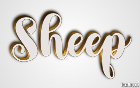 Sheep Text Effect