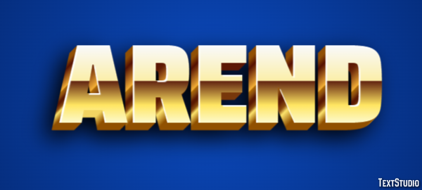 Arend Texteffekt