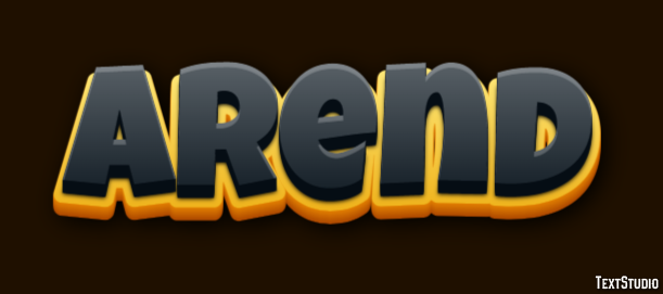 Arend Texteffekt