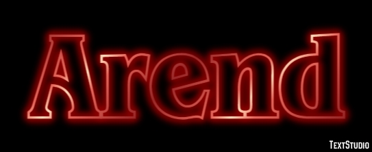 Arend Texteffekt
