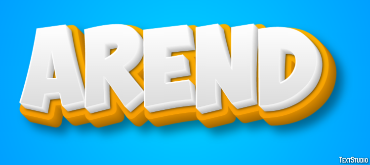 Arend Texteffekt