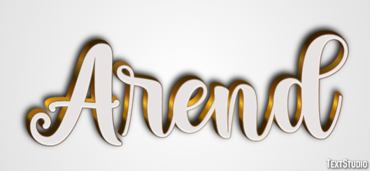 Arend Texteffekt