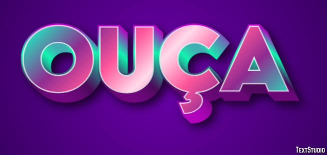 Ouça Text Effect