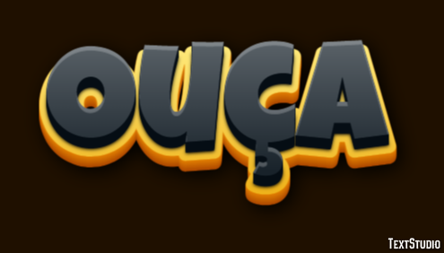 Ouça Text effect