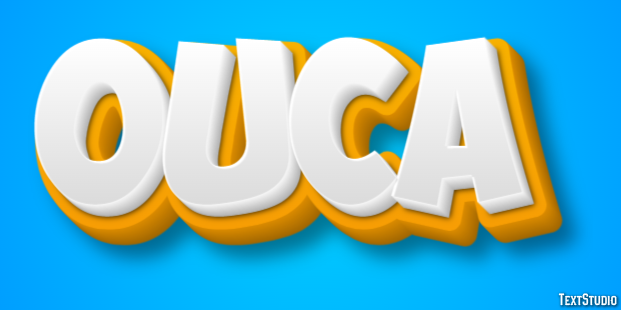 Ouça Text Effect