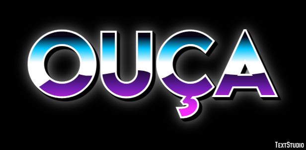 Ouça Text Effect