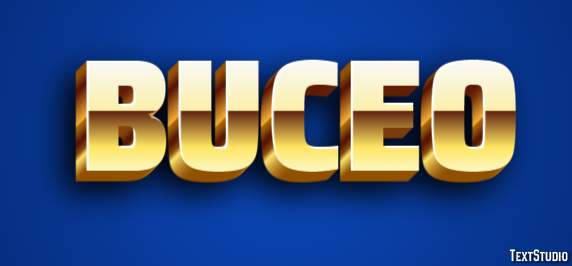 Buceo Text effect