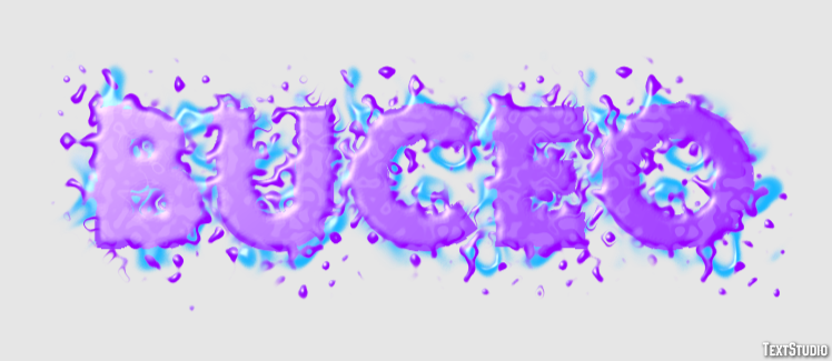 Buceo Text effect