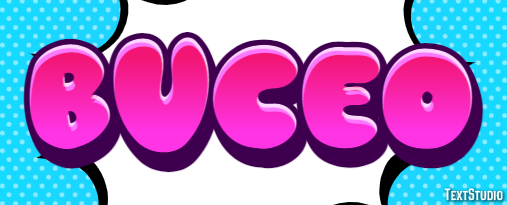 Buceo Text effect
