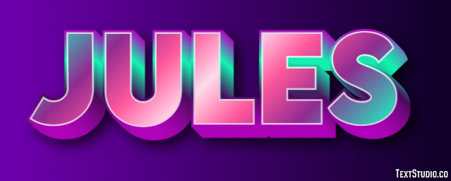 Jules Tekst Effect