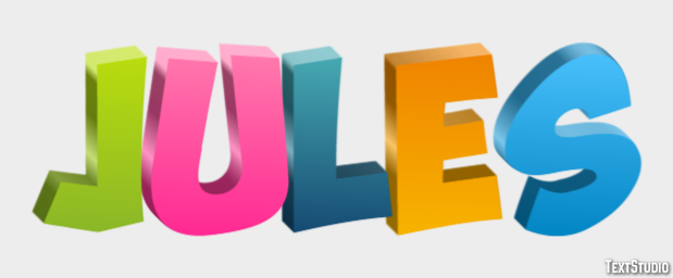 Jules Efeito de texto