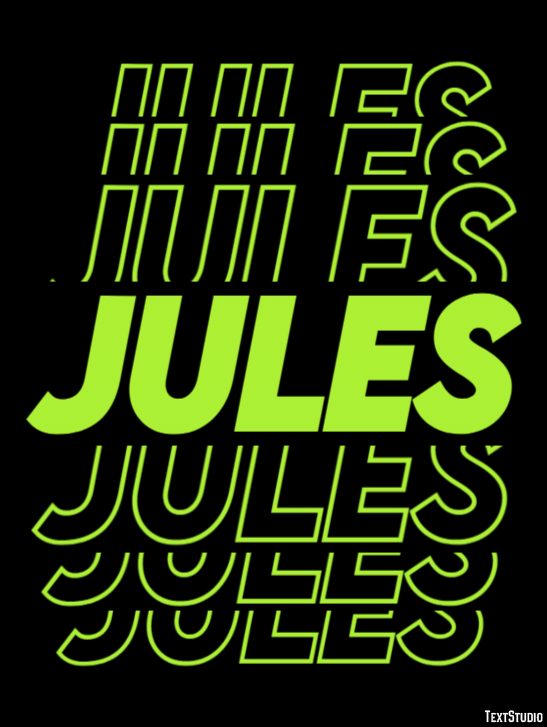 Jules Efeito de texto