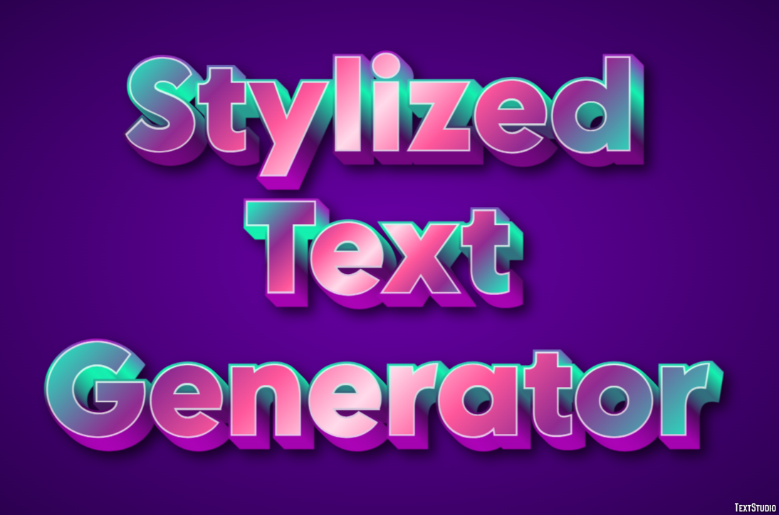 Stylized Text Generator Effetto testo