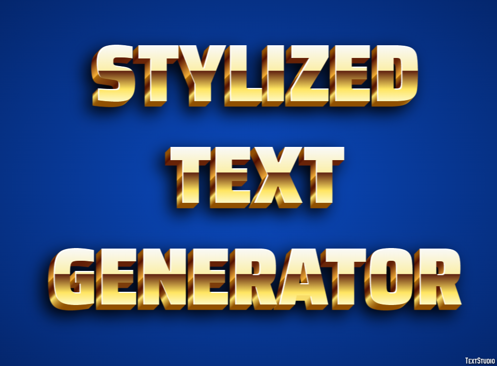 Stylized Text Generator Effetto testo