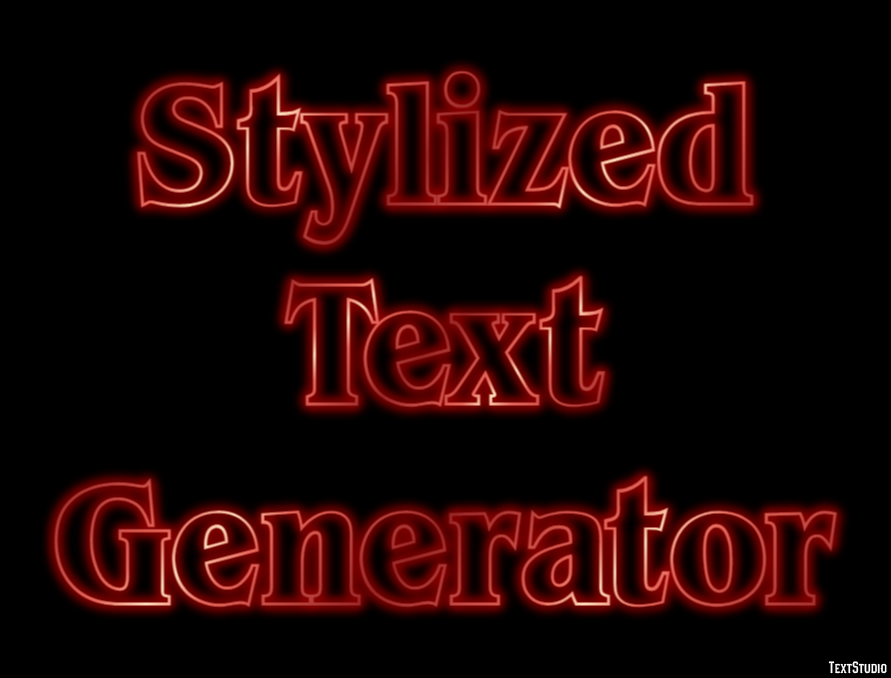 Stylized Text Generator Effetto testo