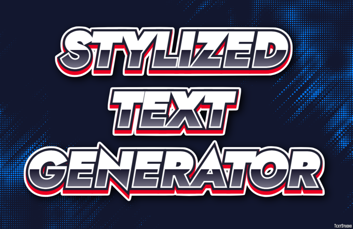 Stylized Text Generator Effetto testo