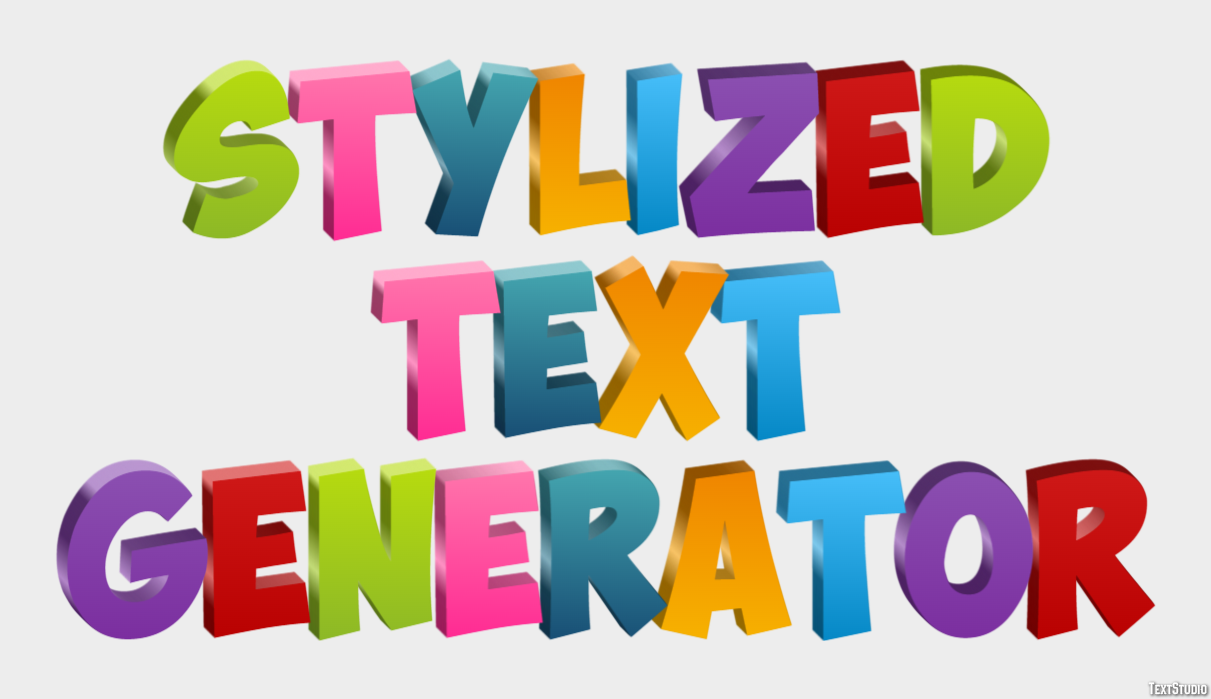Stylized Text Generator Effetto testo