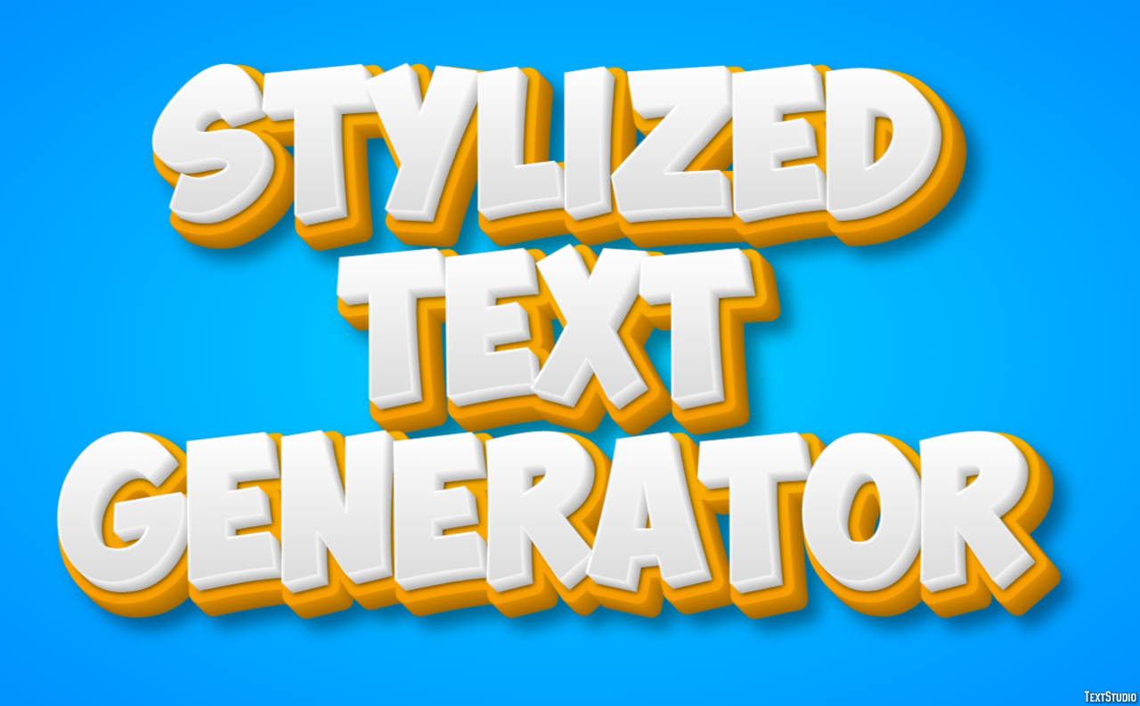 Stylized Text Generator Effetto testo