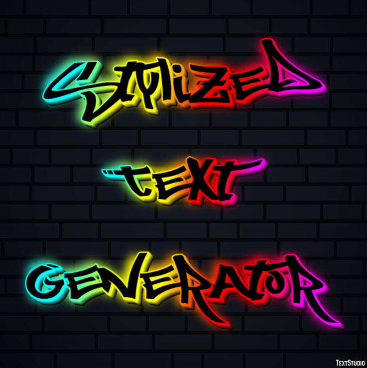 Stylized Text Generator Effetto testo