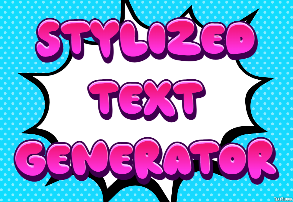 Stylized Text Generator Effetto testo