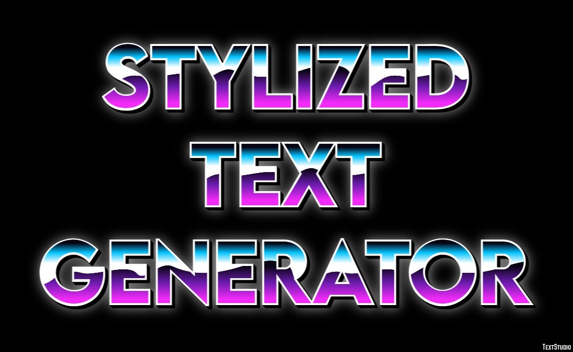 Stylized Text Generator Effetto testo