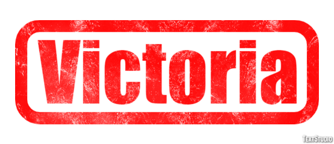 Victoria Efekt tekstowy