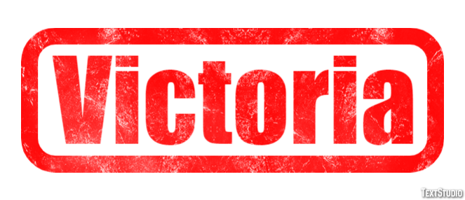 Victoria Efekt tekstowy