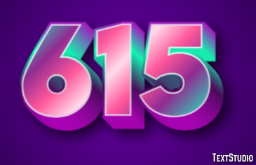 615 Text Effect