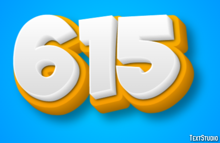 615 Text Effect