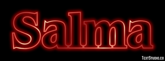 Salma Tekst Effect