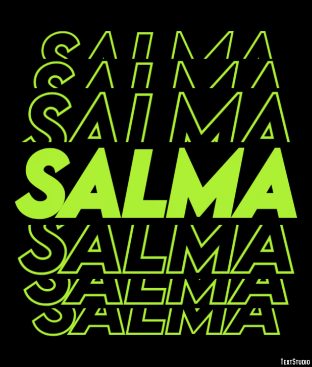 Salma Effetto testo