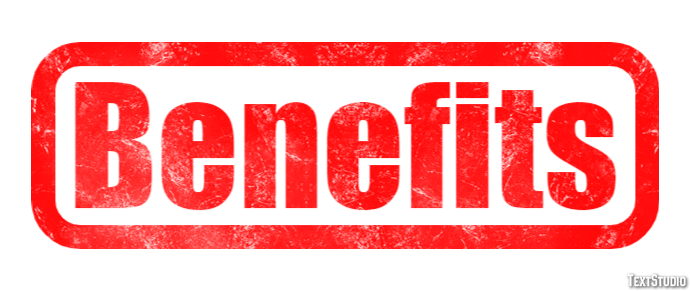 Benefits Efeito de texto