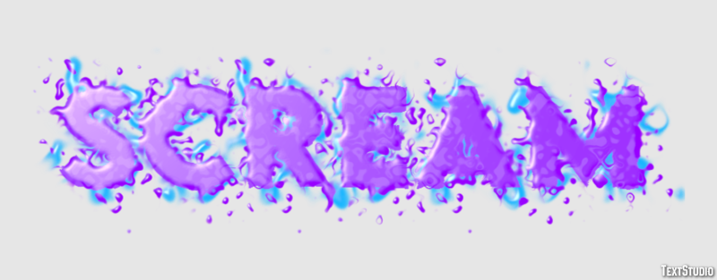 Scream Text Effect