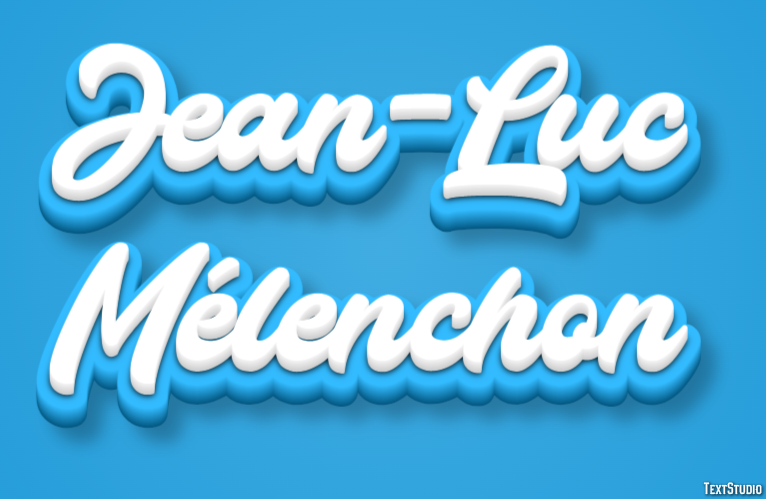 Jean-Luc Mélenchon Text Effect