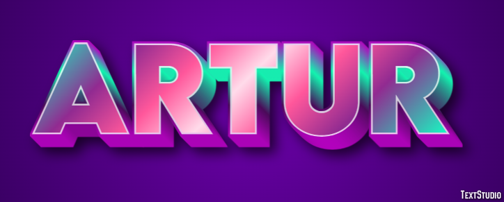 Artur Text effect