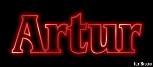 Artur Text effect