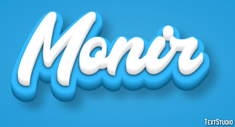 Monir Text effect