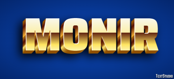 Monir Text effect