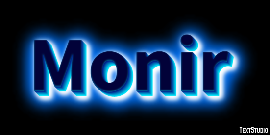 Monir Text effect