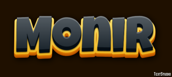 Monir Text effect