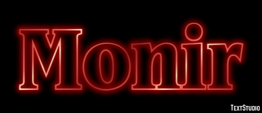 Monir Text effect