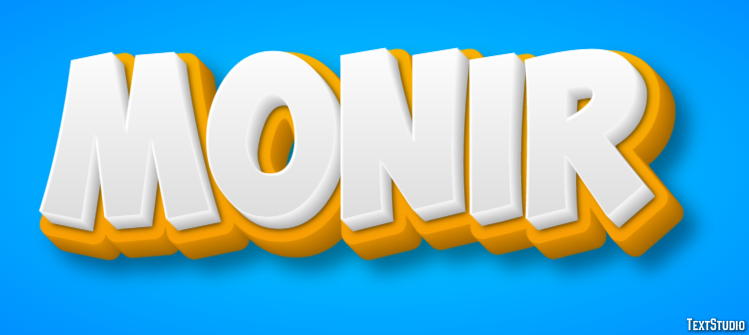 Monir Text effect