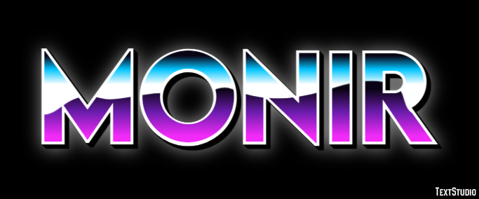 Monir Text effect