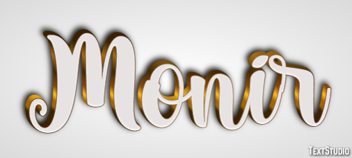 Monir Text effect