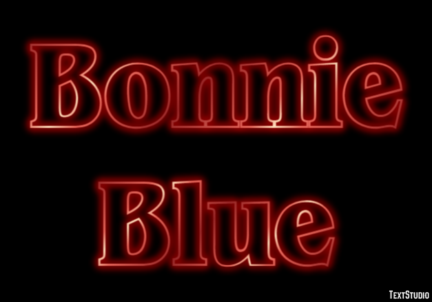 Bonnie Blue Text effect