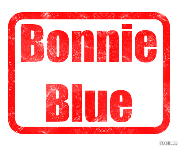 Bonnie Blue Text effect