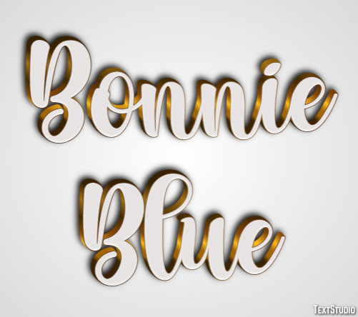 Bonnie Blue Text effect
