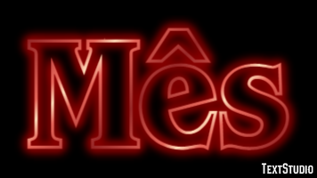 Mês Efeito do texto